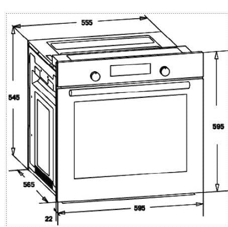 CM GAS OVEN 60 CM - SKY 60