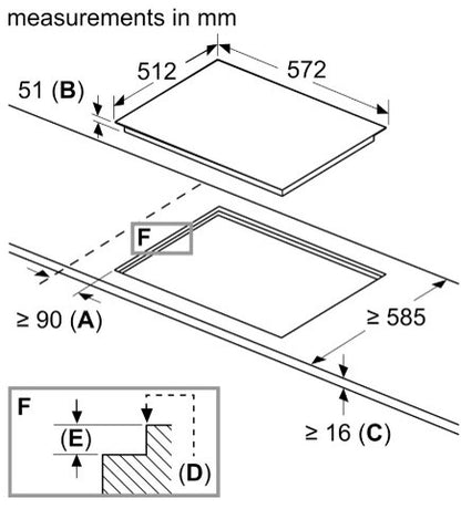 CM VITROCERAMIC HOB 60 CM - CASA 60